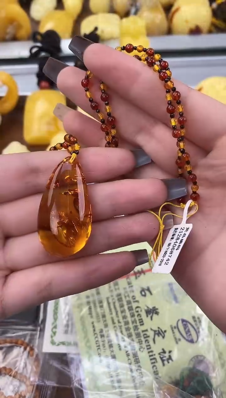 裸石琥珀未镶嵌天然琥珀蜜蜡