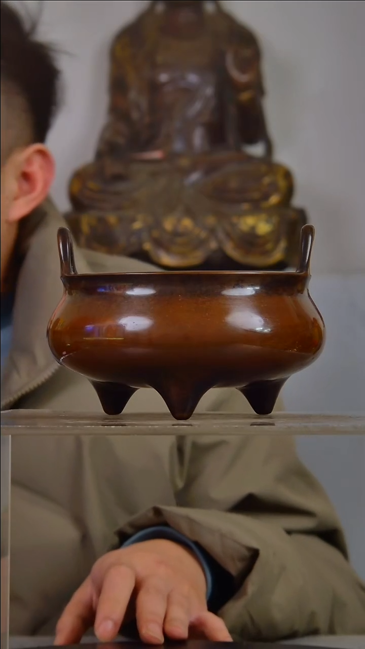 小**陈精美香炉放漏结缘5223