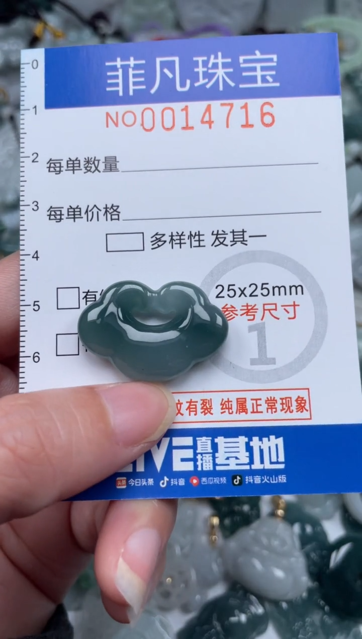 颈饰未镶嵌翡翠14716