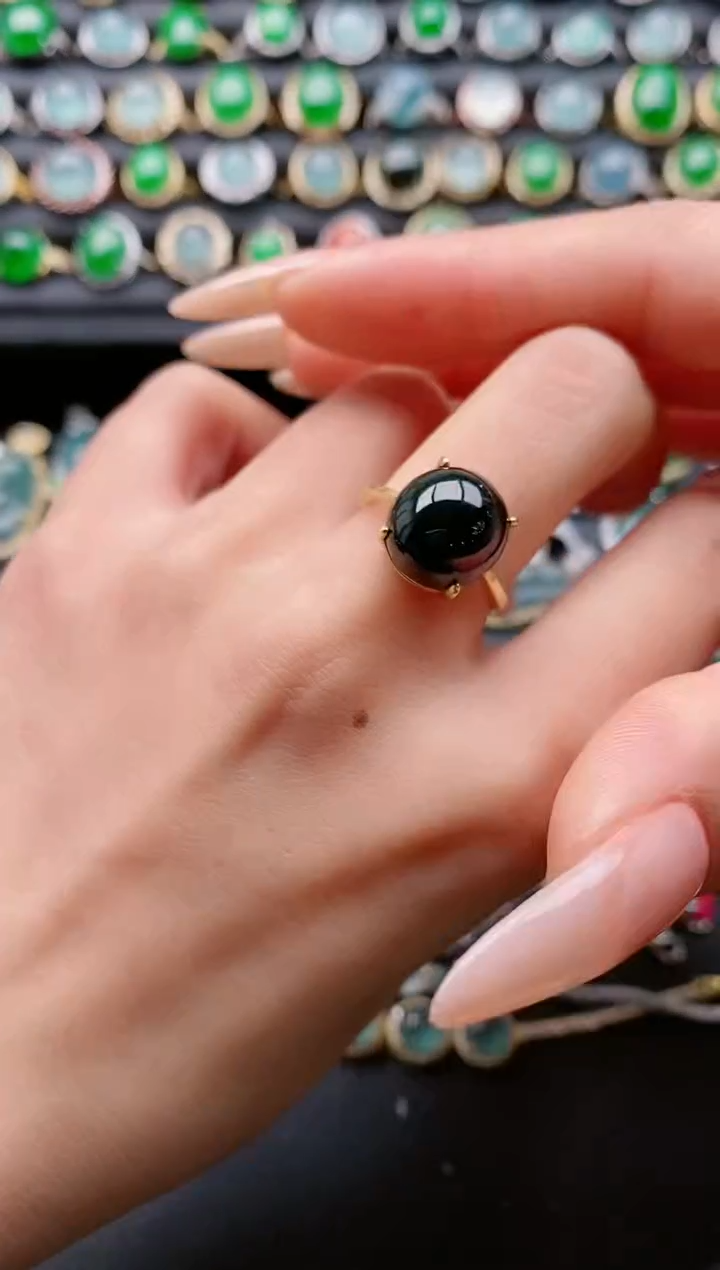 【闪购商品】翡翠戒指银S925镶嵌11111