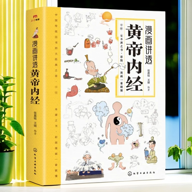 漫画讲透黄帝内经彩图一看就懂营养健康调养中医之书