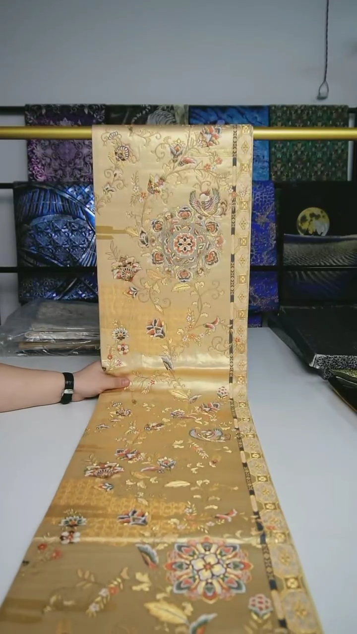 【闪购商品】织绣织锦129凤凰宝相花