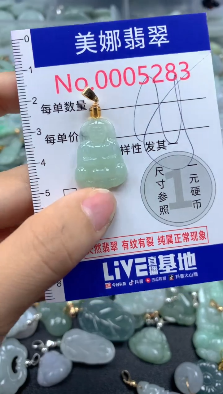 颈饰未镶嵌翡翠5283