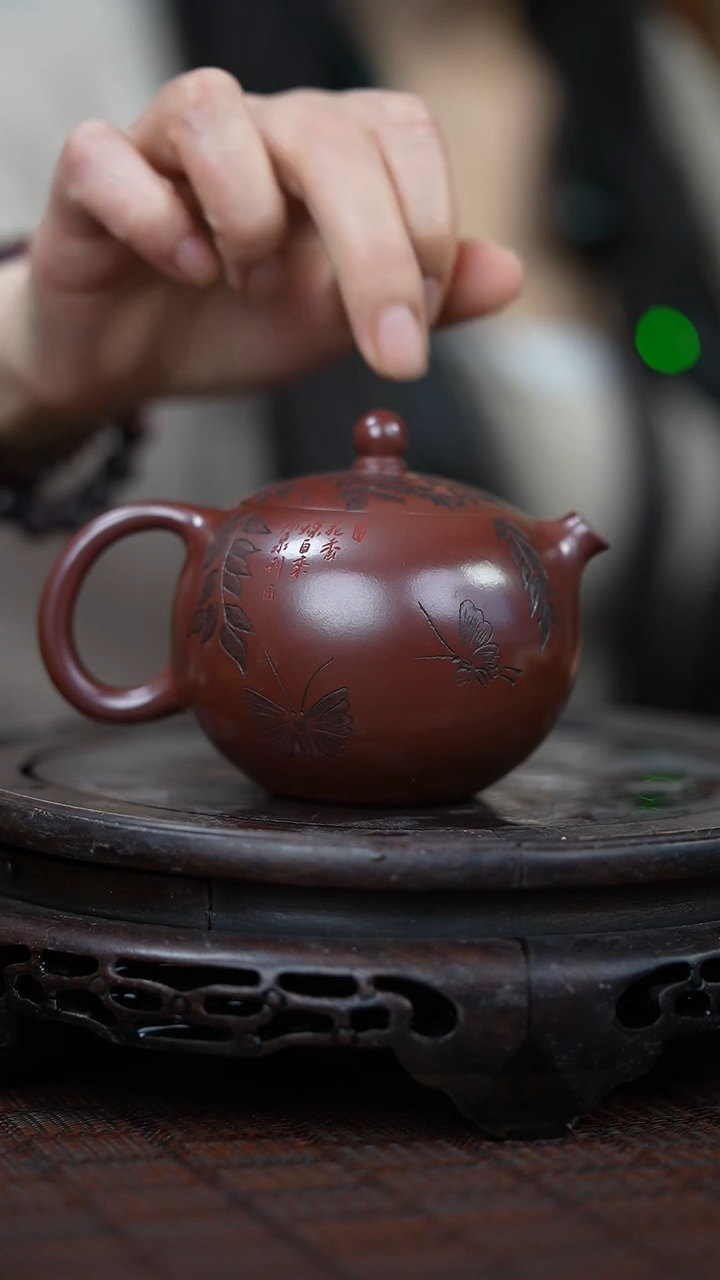 茶壶紫砂宜兴岁颐传砂原矿全手3