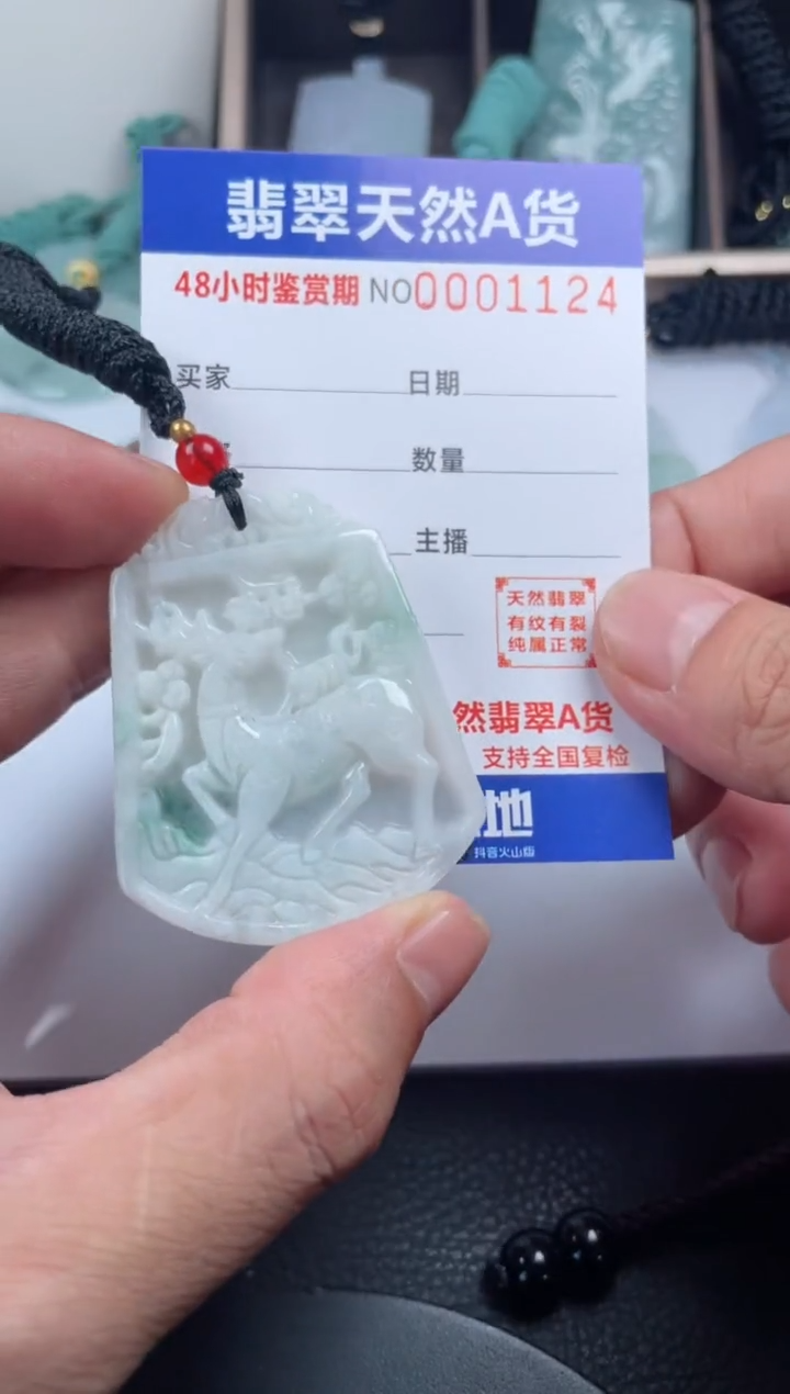颈饰未镶嵌翡翠            