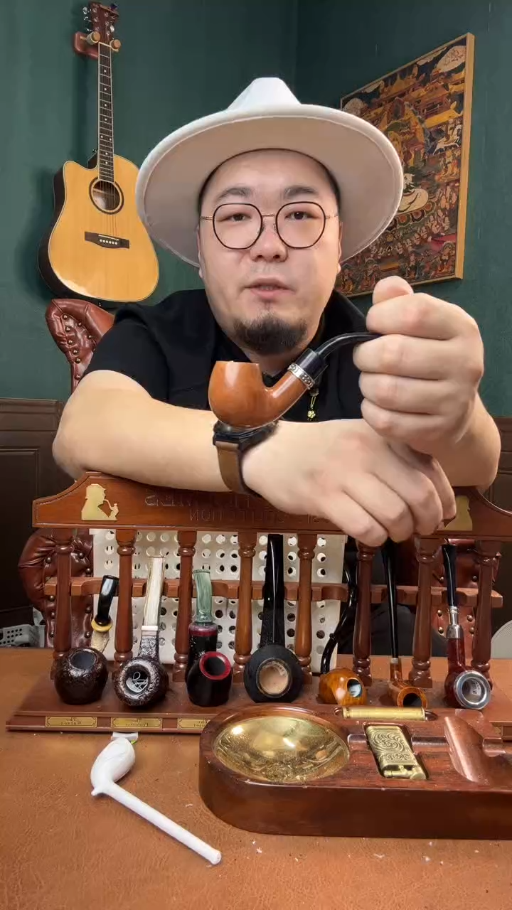 石楠木木雕款意大利进口石楠木烟斗