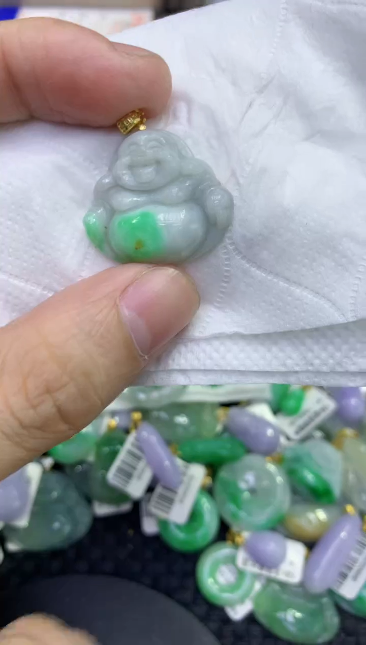 颈饰未镶嵌翡翠天然缅甸A货翡翠