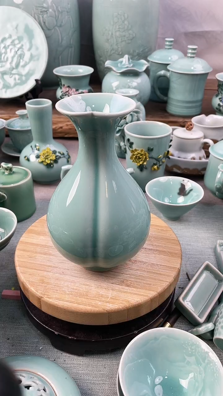 【闪购商品】特价 微瑕 慧仙青瓷