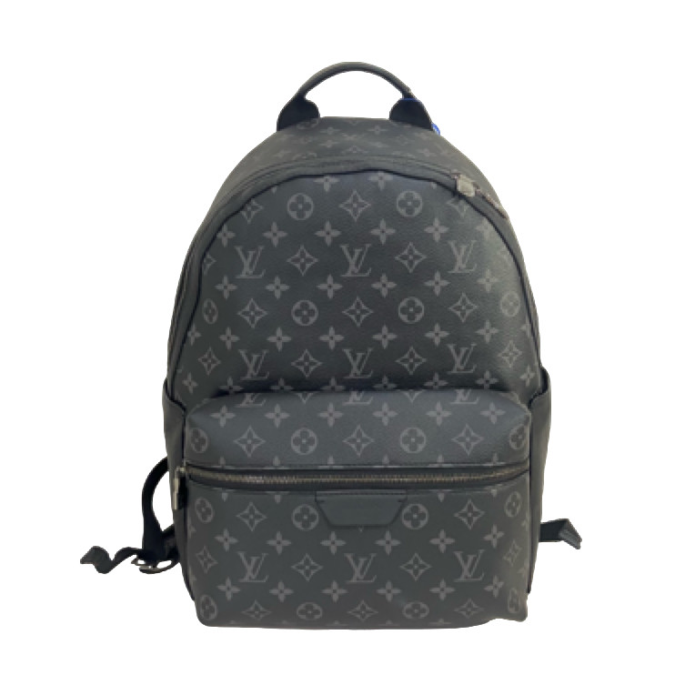 99新 LouisVuitton/路易威登 LV黑色老花芯片款新款双肩包128