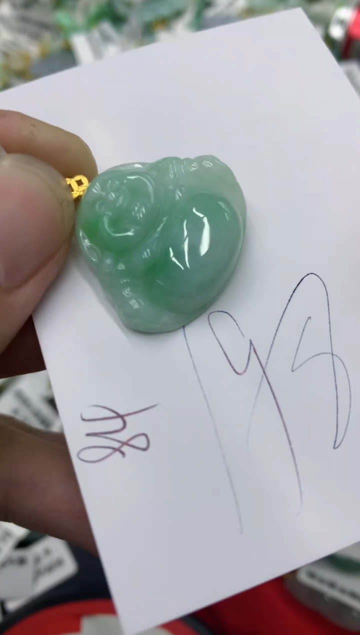 【闪购商品】翡翠颈饰18K金镶嵌号链接11111111