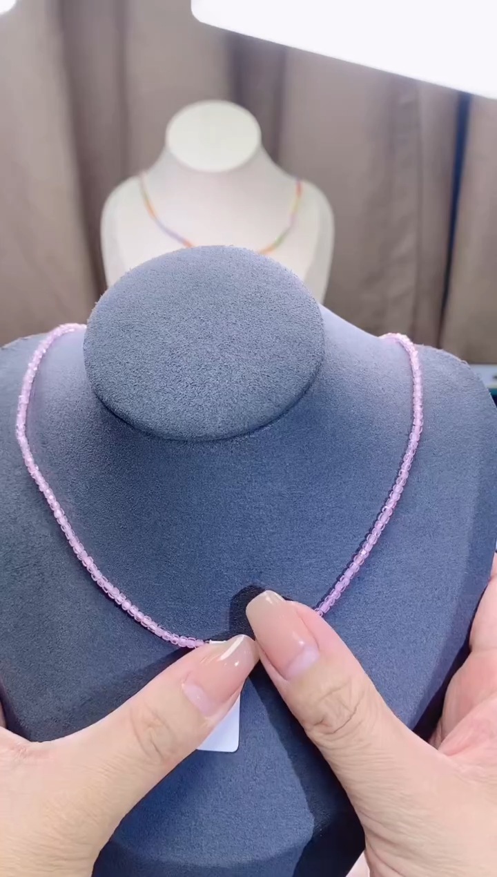 【闪购商品】钻石颈饰银S925镶嵌诗颜珠宝甄选SYZB58