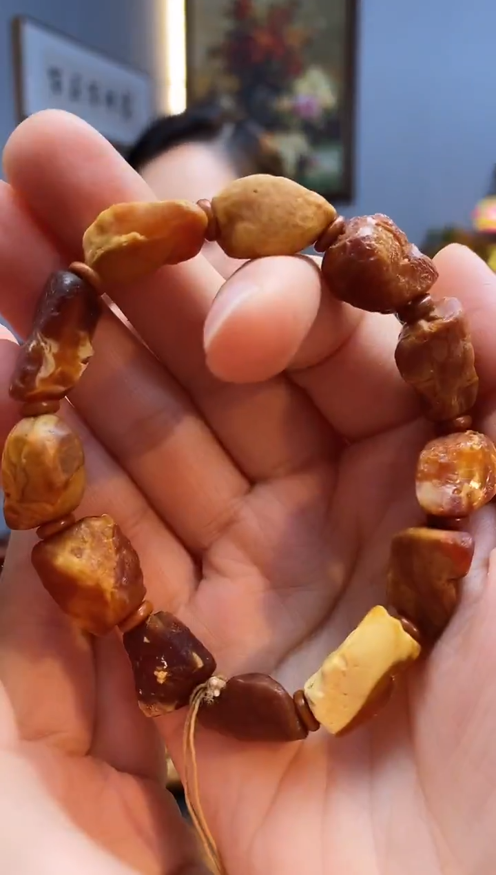手链琥珀未镶嵌手串