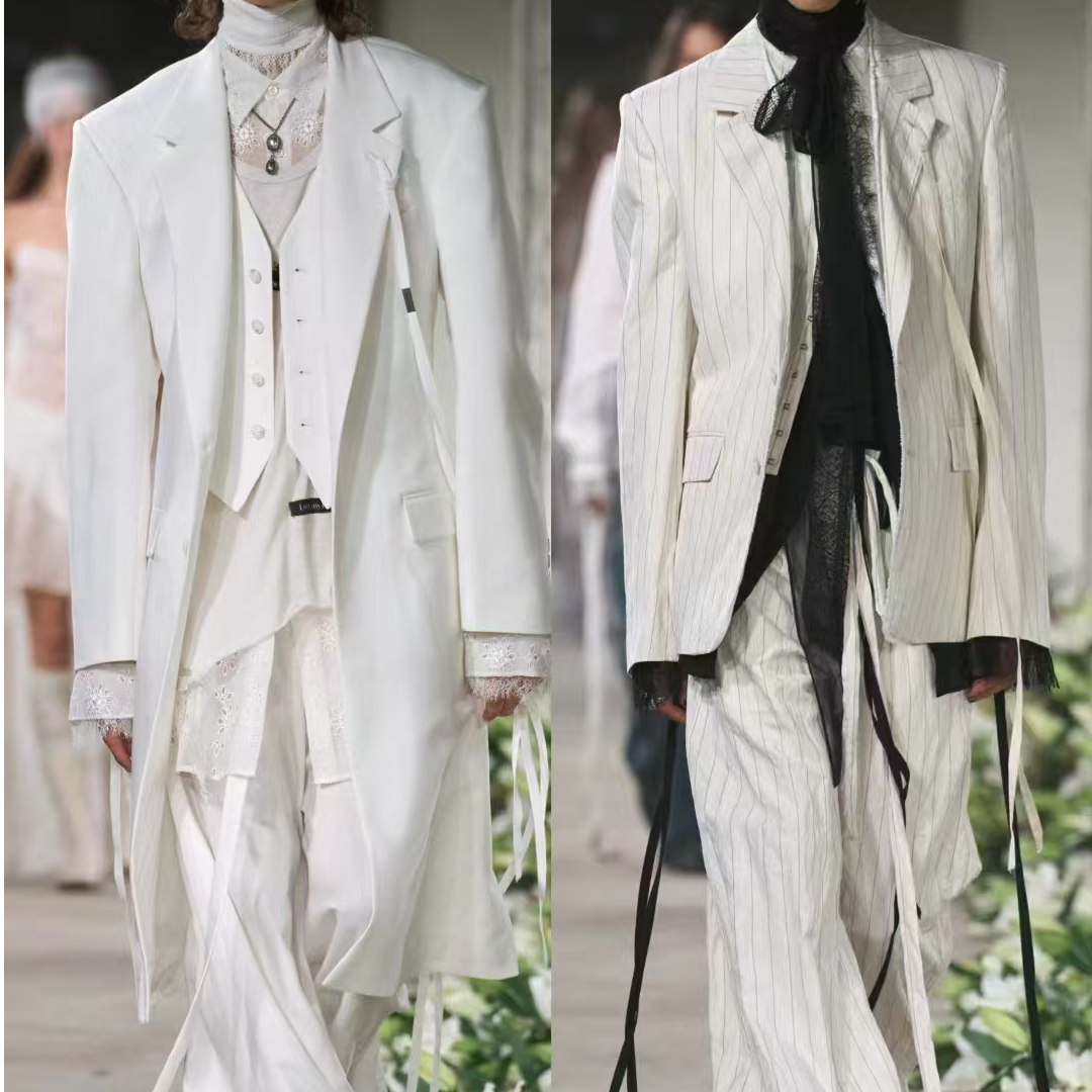 ATFANSON【020】8693#春夏季网红潮奢轻奢时尚圆领宽松休闲透气短袖