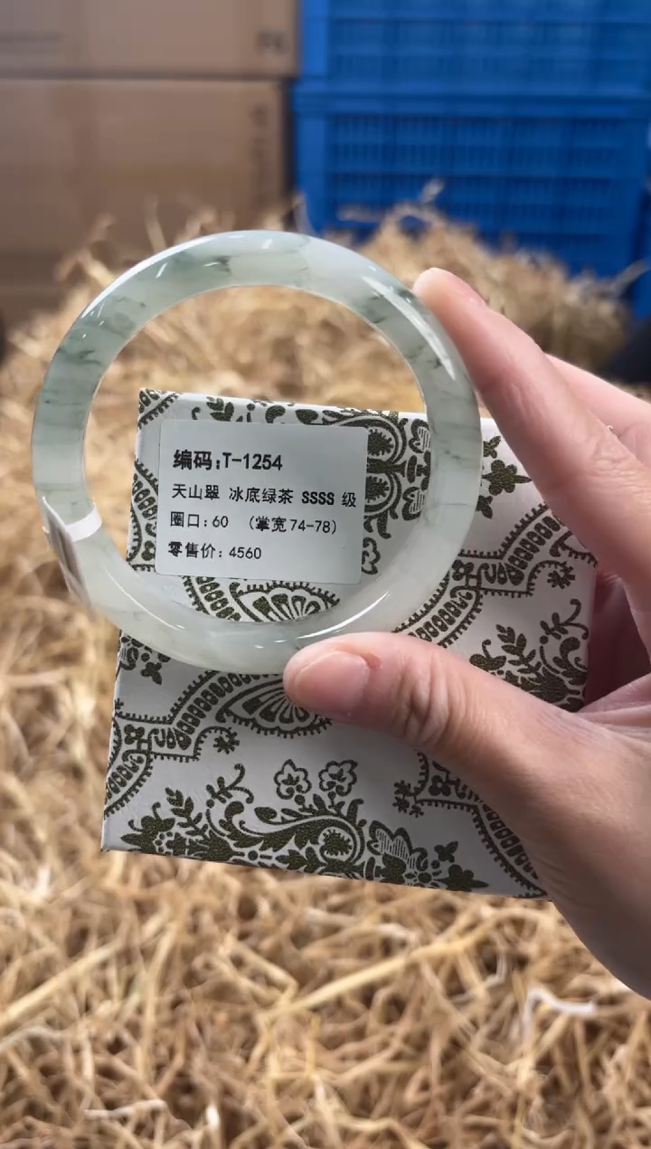 未镶嵌手镯石英质玉T-1254