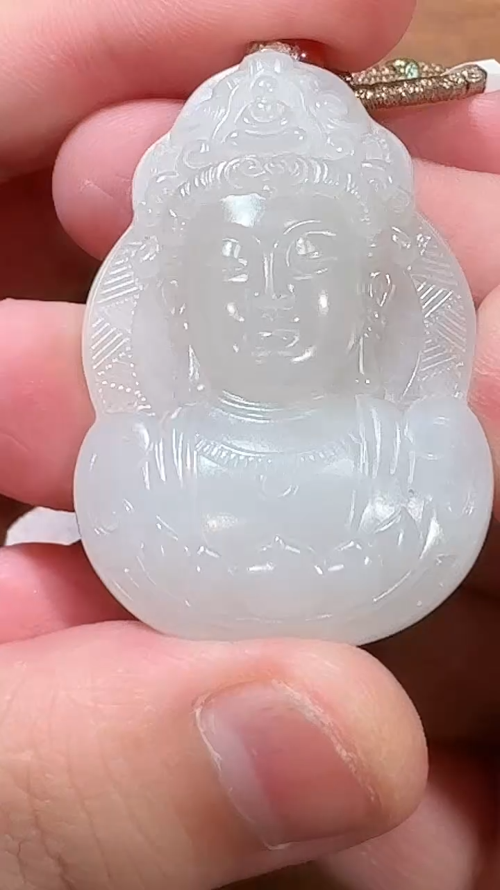 【闪购商品】和田玉吊坠未镶嵌1368 白玉观音