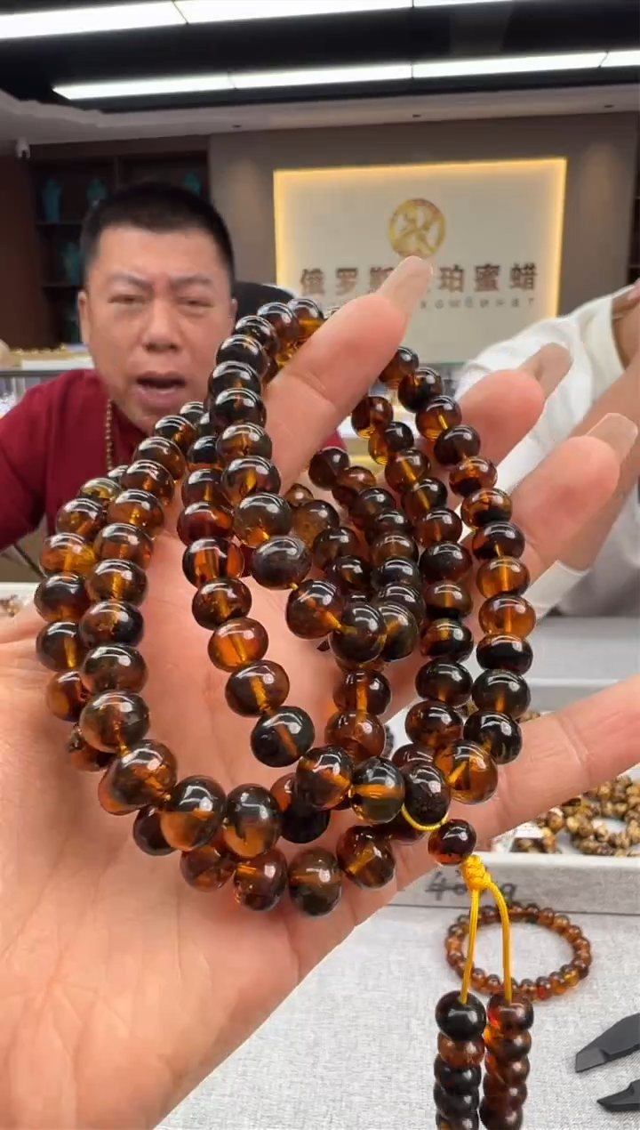 【闪购商品】琥珀颈饰未镶嵌74秒拍号