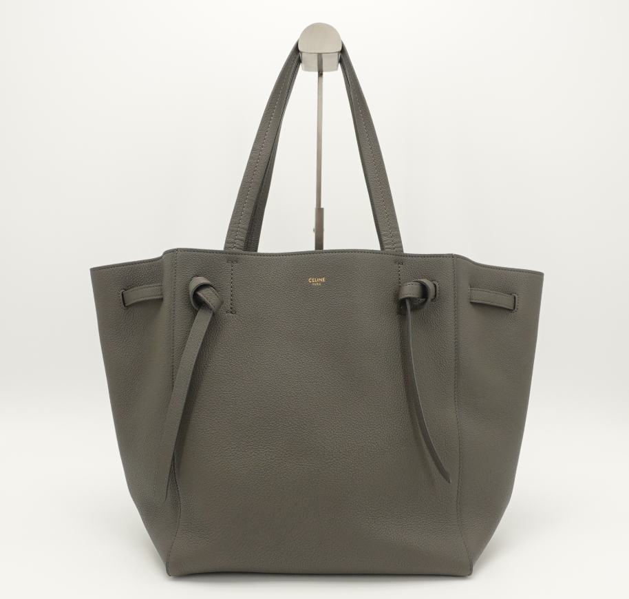 95新 Celine/思琳 GGS瑟琳cabas phantom托特包小号灰23731308