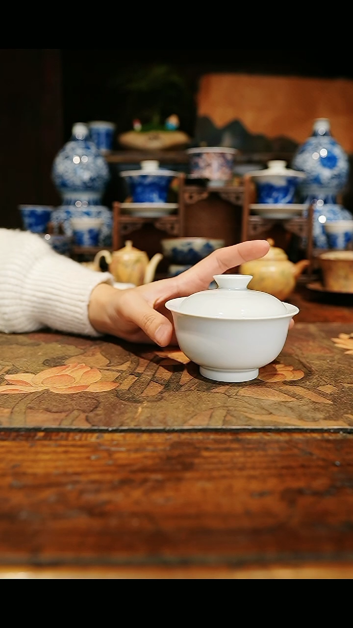 【闪购商品】瓷盖碗