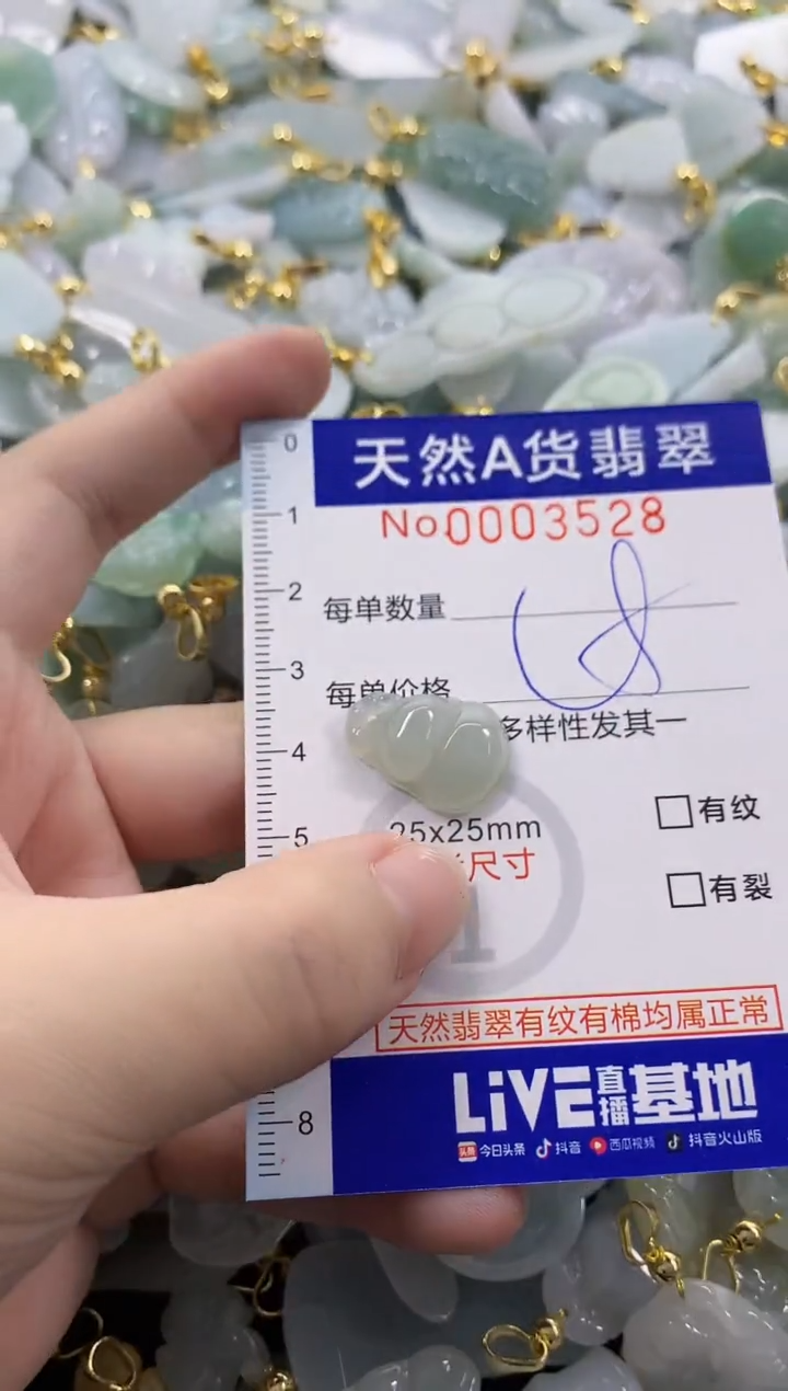 颈饰未镶嵌翡翠天然A货翡翠