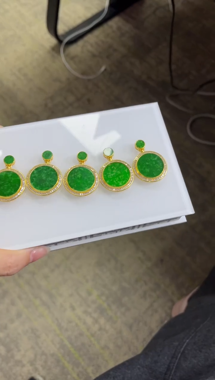 【闪购商品】翡翠颈饰银S925镶嵌A303多样性发一件/配绳子