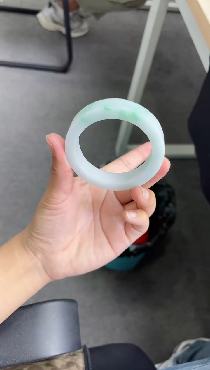 未镶嵌手镯定制翡翠辰***1手镯