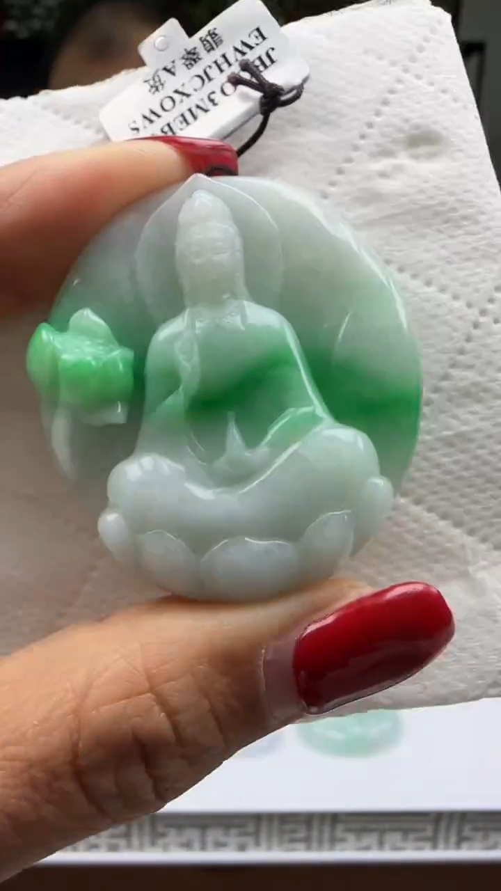 【闪购商品】翡翠颈饰未镶嵌天然翡翠A货吊坠