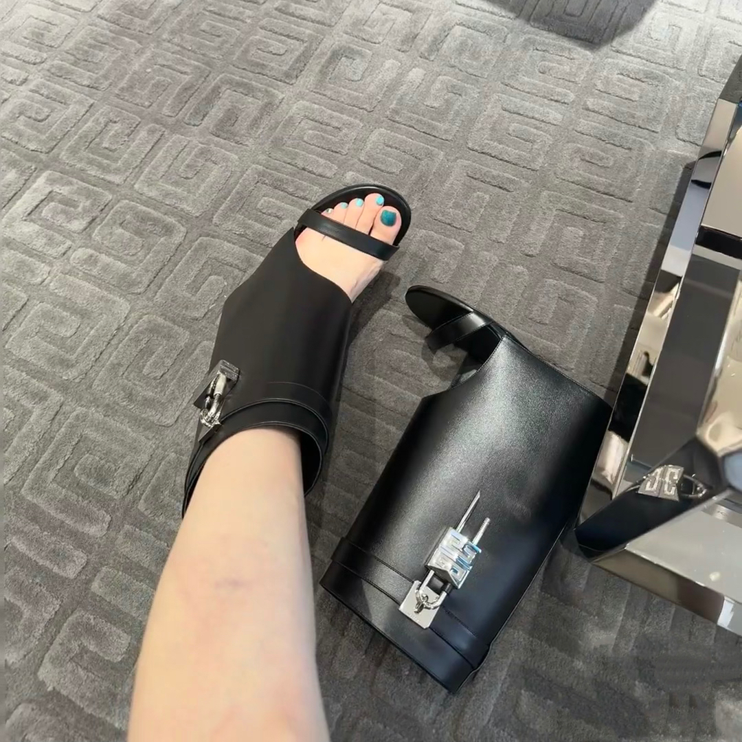 【小Y专属】夏季透气凉鞋高靴合体靴女套筒时装凉鞋辣妹风