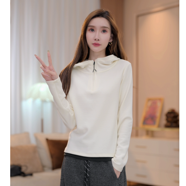 【空白】马克华菲女装秋冬加厚山羊绒针织打底内搭