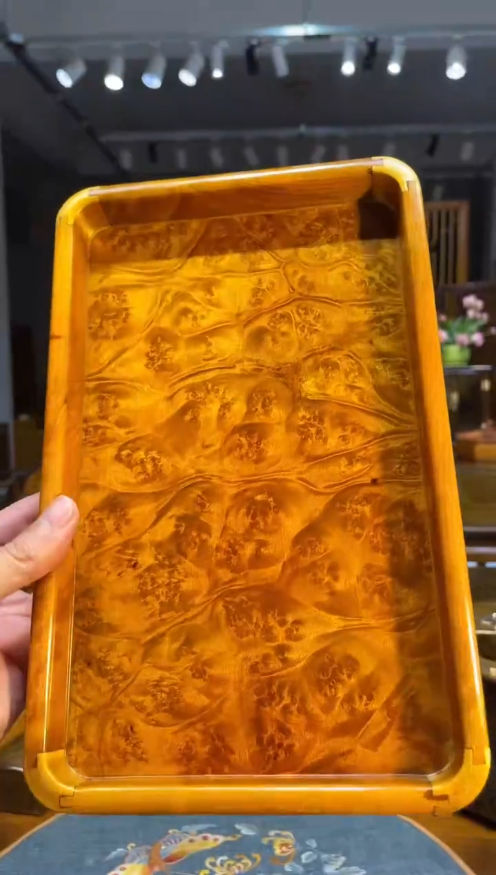 乌木类成套家具瘤疤茶盘 s6