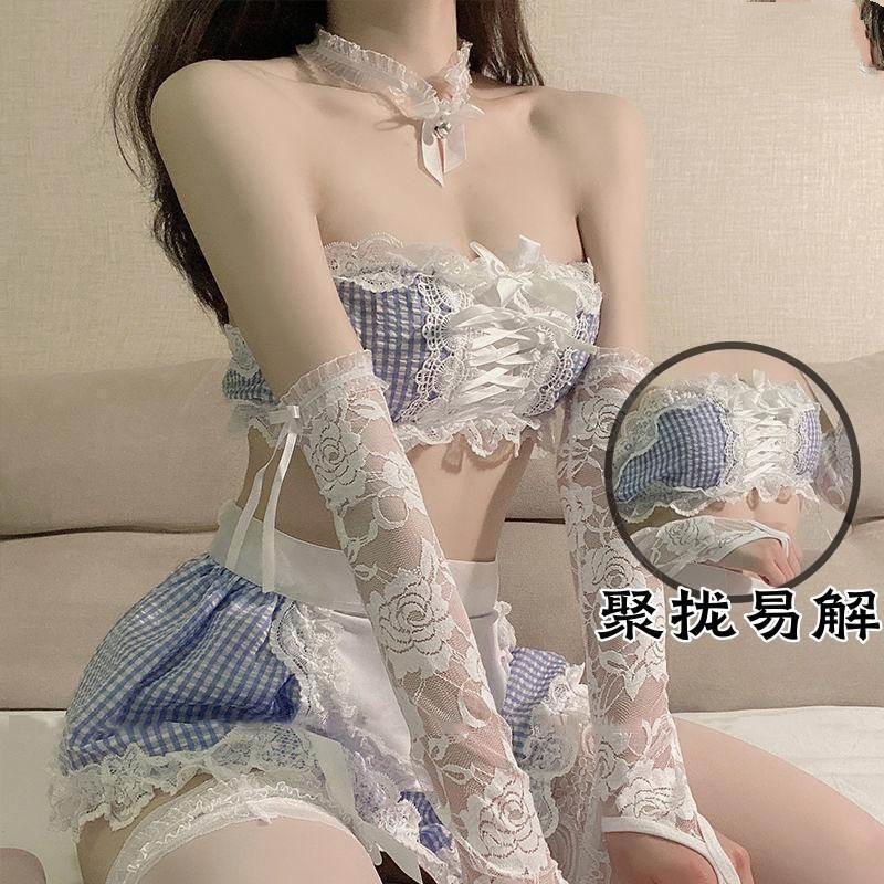 无钢圈小熊显大性感猫咪纯欲睡裙