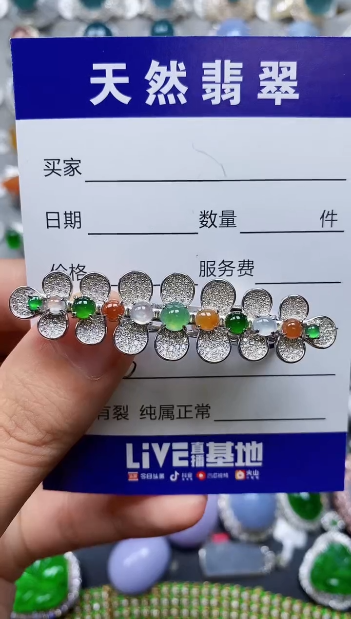 【闪购商品】翡翠颈饰银S925镶嵌0063