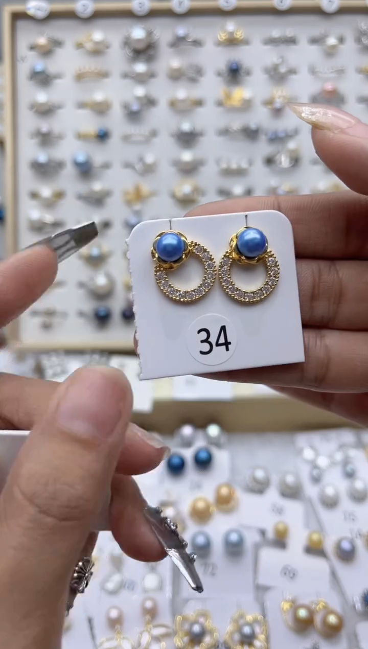 【闪购商品】淡水珍珠戒指合金0.0