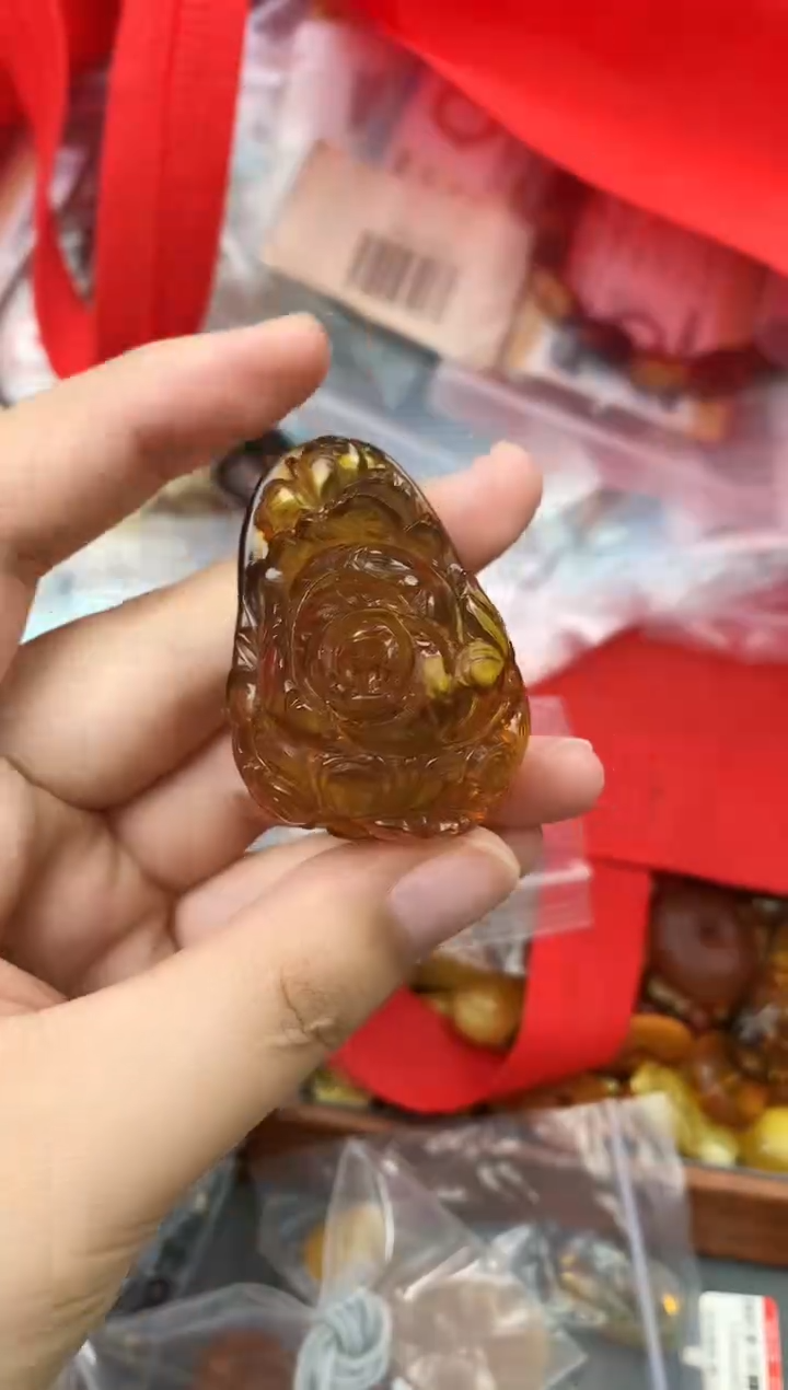 【闪购商品】琥珀珠宝奇石未镶嵌137