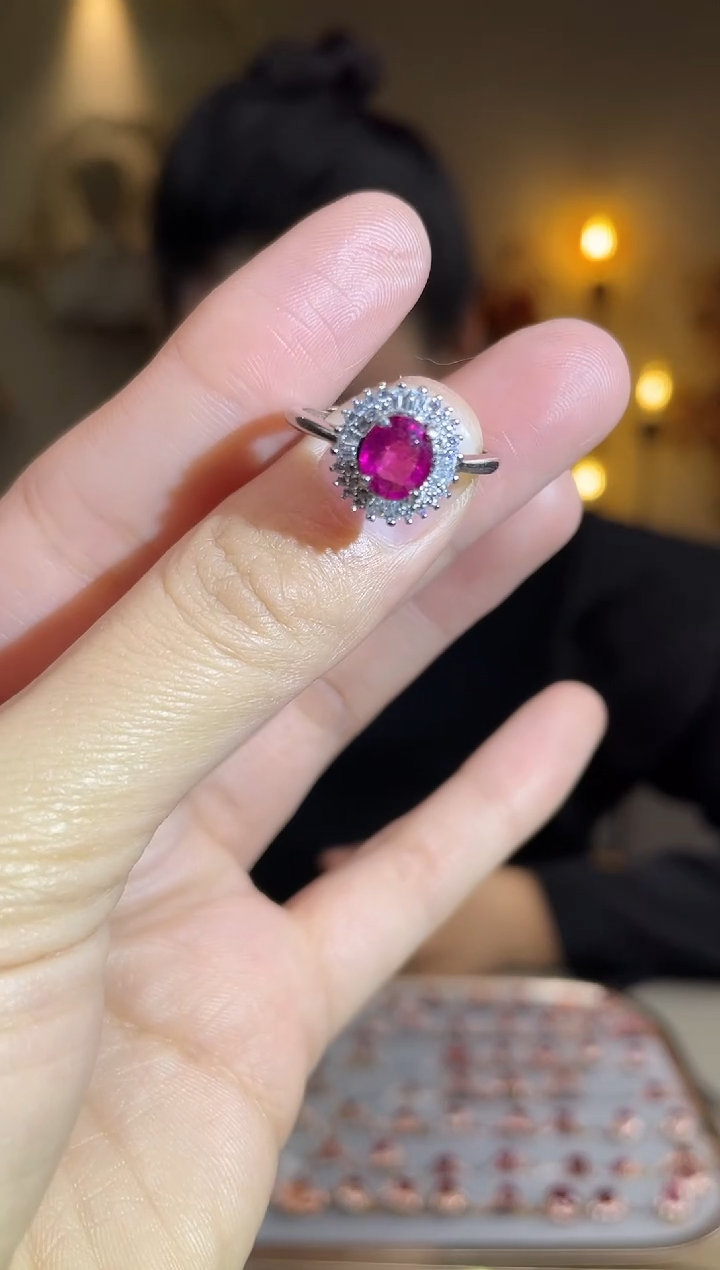 银S925镶嵌手饰碧玺手饰