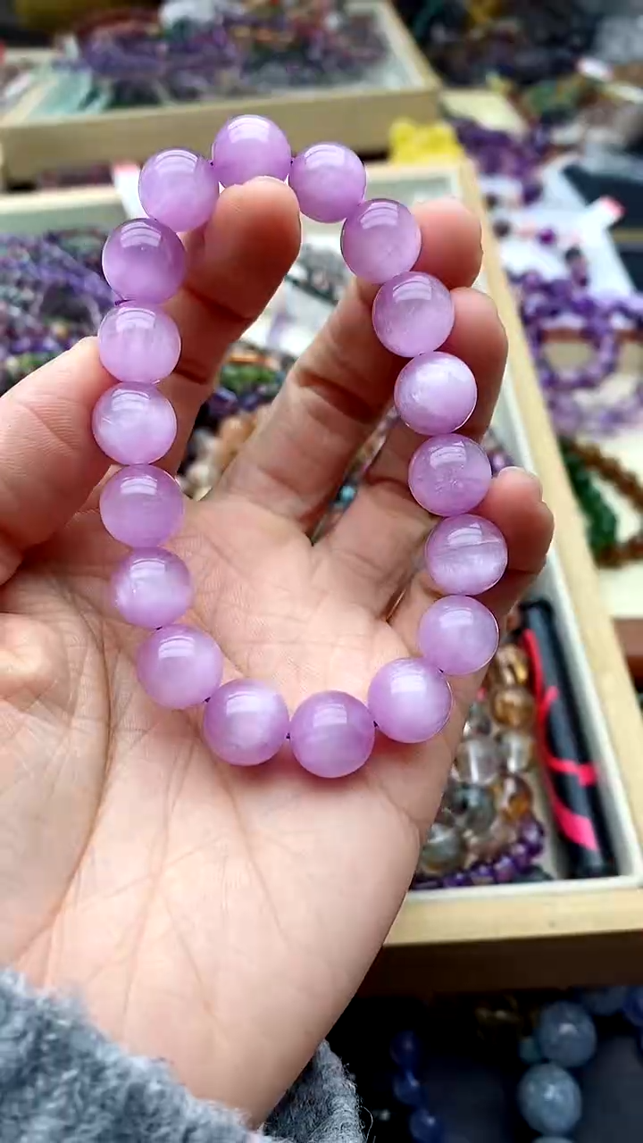 【闪购商品】锂辉石手链未镶嵌紫锂辉