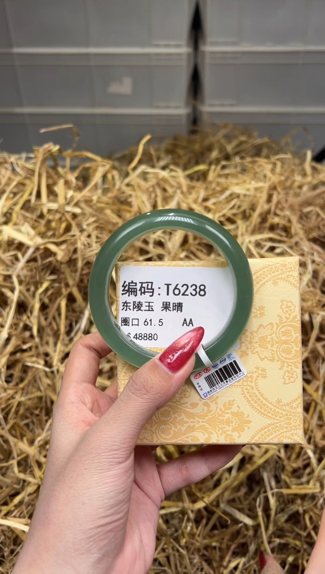 未镶嵌手镯石英质玉T6238