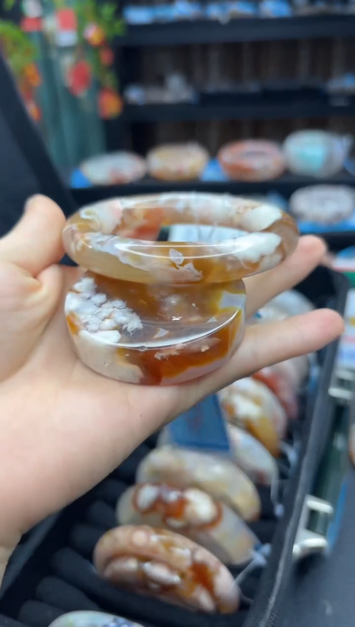 非金属布艺手镯 琦丽雅樱花手镯56圈口1376