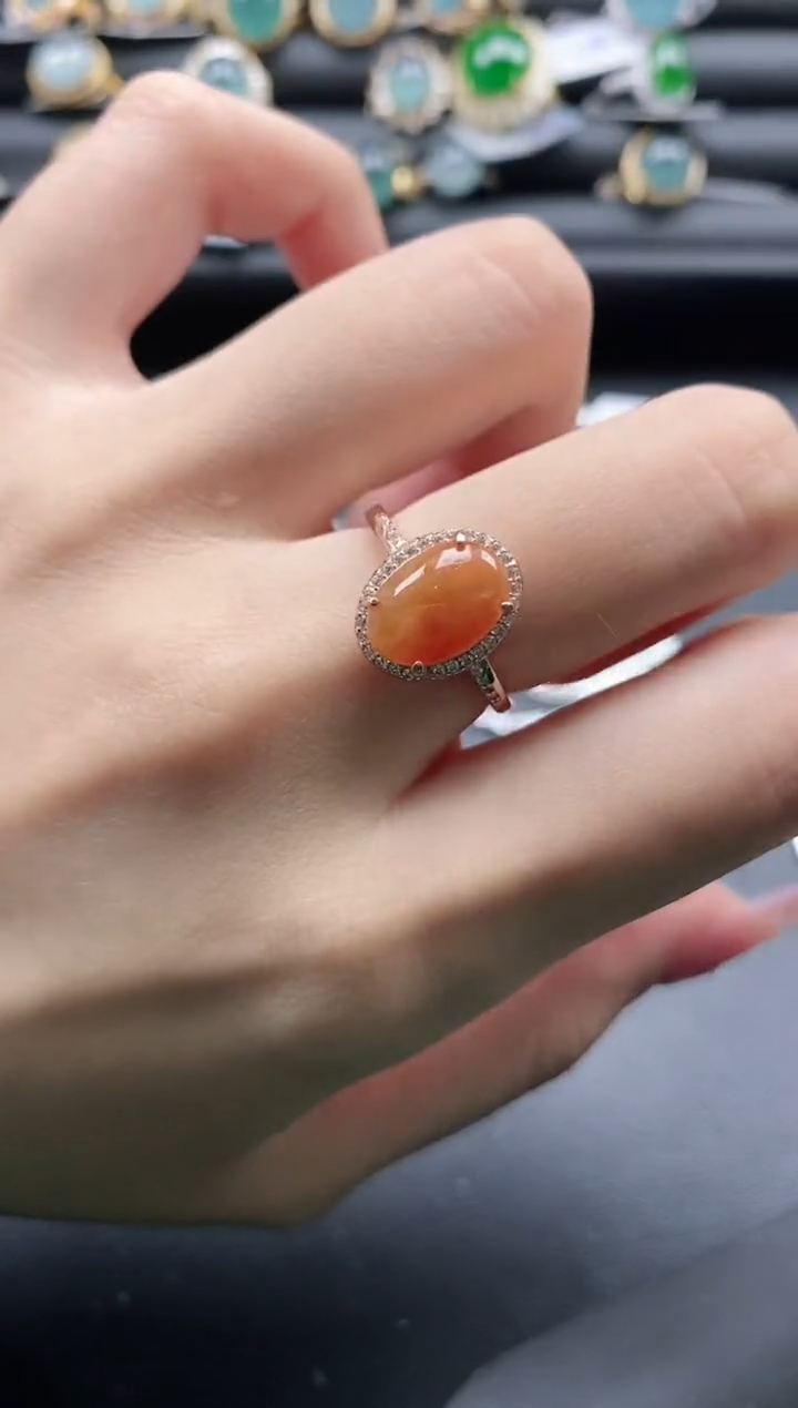 【闪购商品】翡翠戒指银S925镶嵌1111