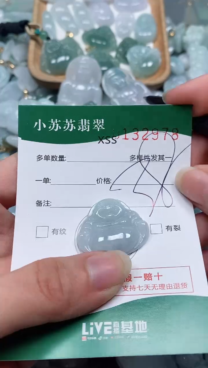 【闪购商品】翡翠颈饰未镶嵌闪购商品0132978