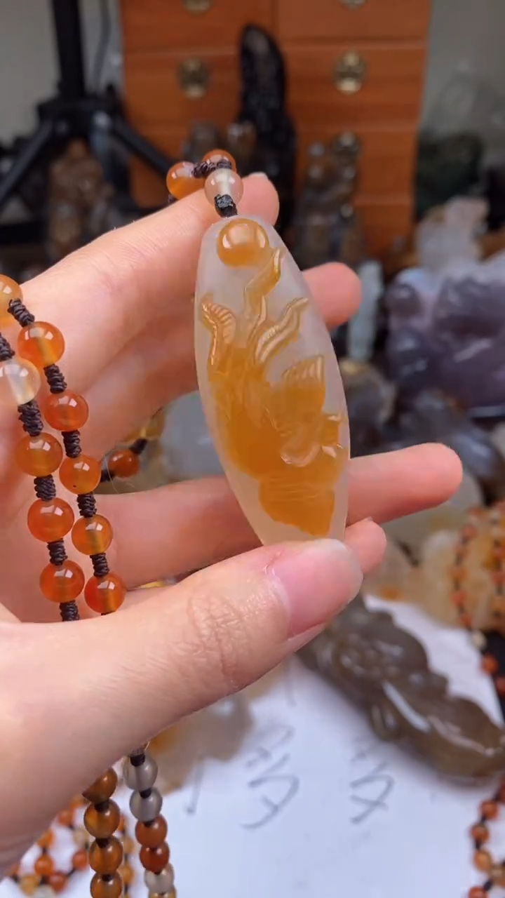 【闪购商品】玛瑙/玉髓颈饰未镶嵌AA