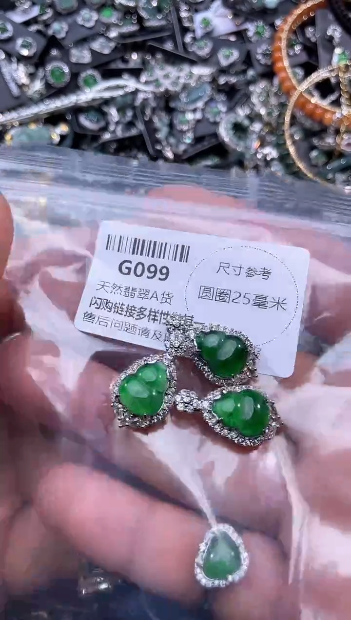 【闪购商品】翡翠颈饰未镶嵌G099多样性发其一