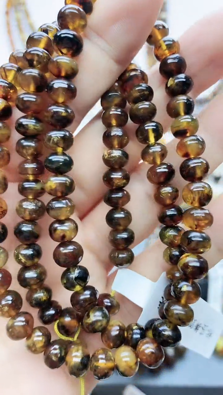 【闪购商品】琥珀颈饰未镶嵌7琥珀