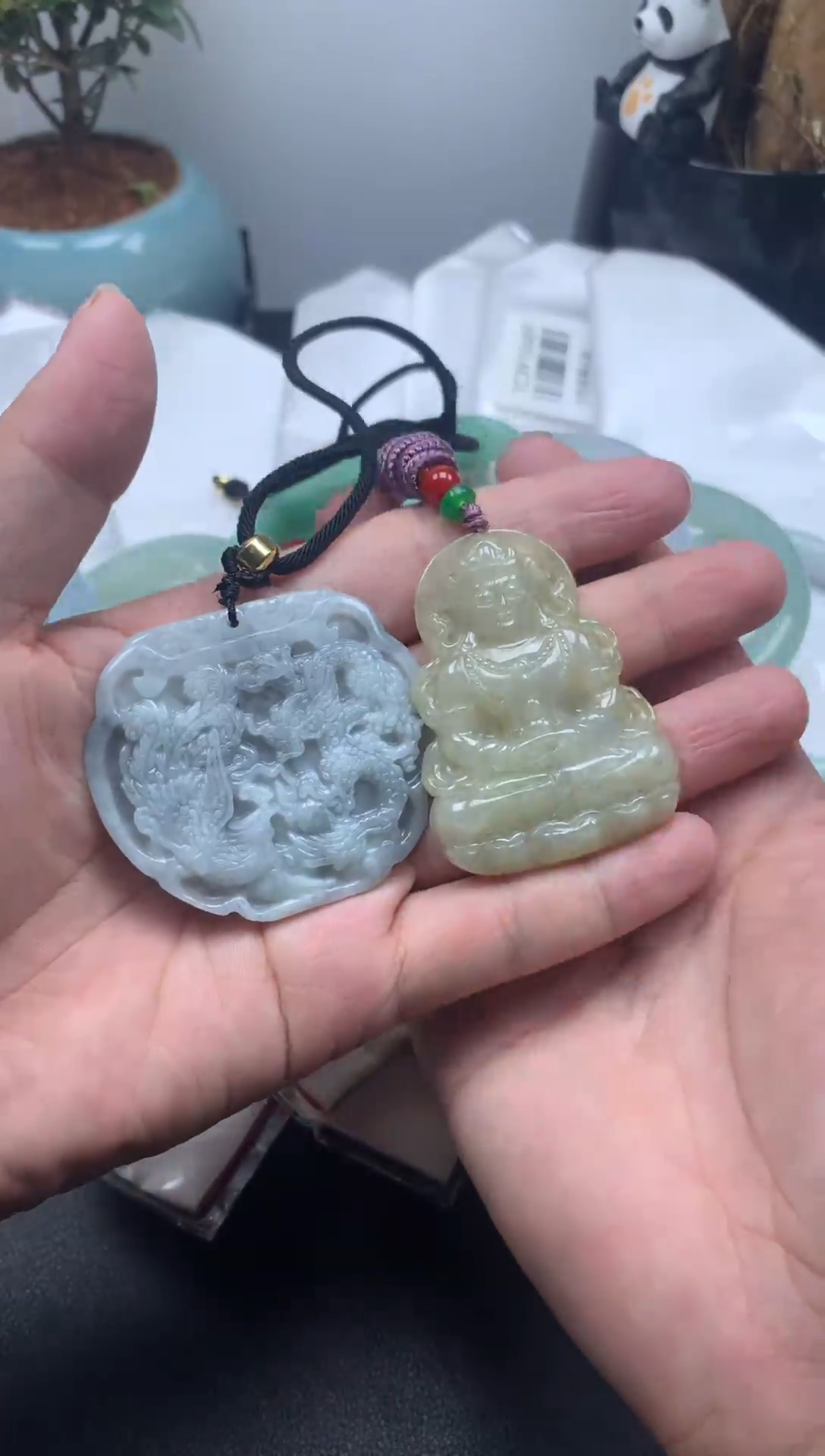 颈饰未镶嵌翡翠吊坠