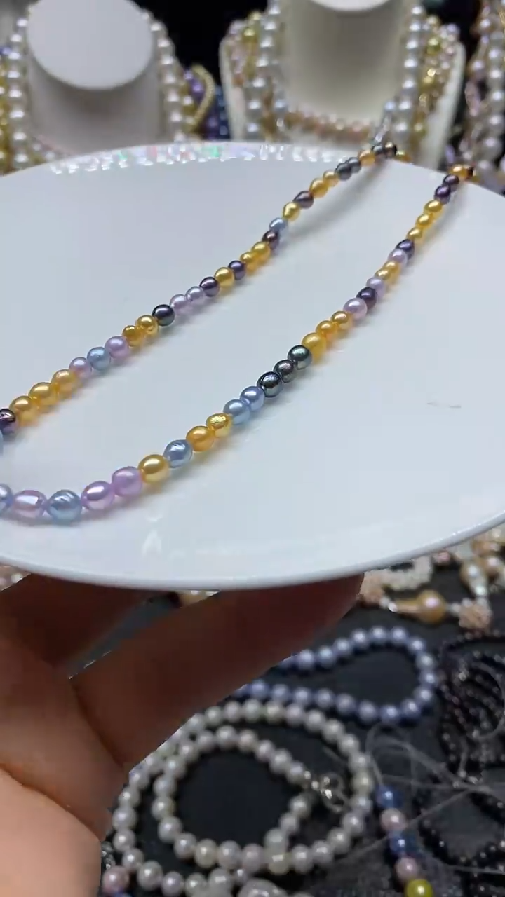 颈饰未镶嵌淡水珍珠4