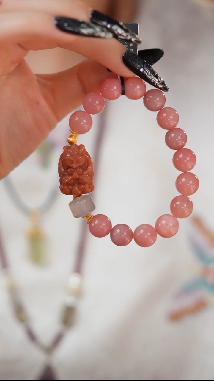 【闪购商品】石英质玉手串未镶嵌D2777Z  狐狐 芭乐手串