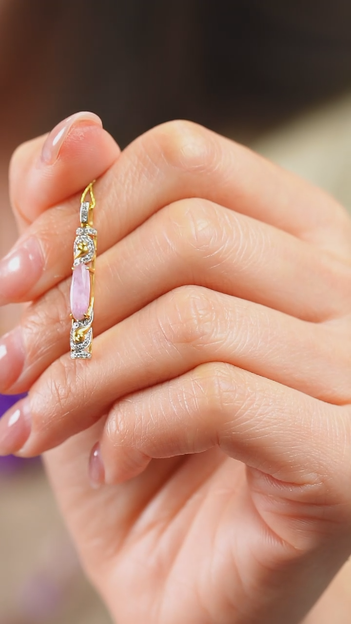 苏纪石（舒俱来）18K金镶嵌吊坠(不含链)75