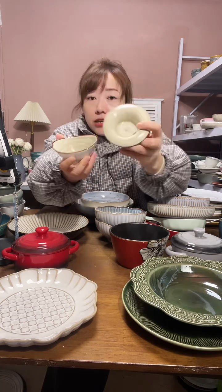 陶瓷微瑕（2个装）元宝草帽味碟