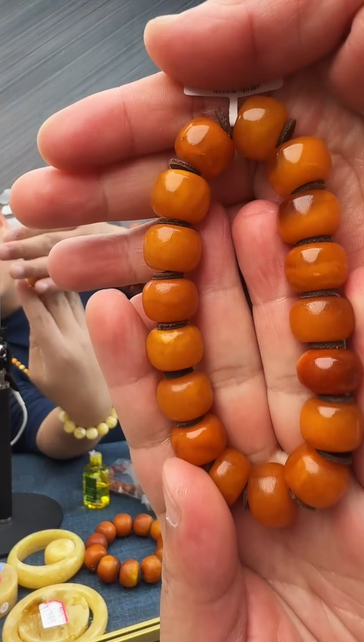 蜜蜡未镶嵌珠宝奇石假一罚十29，14多样性发其一