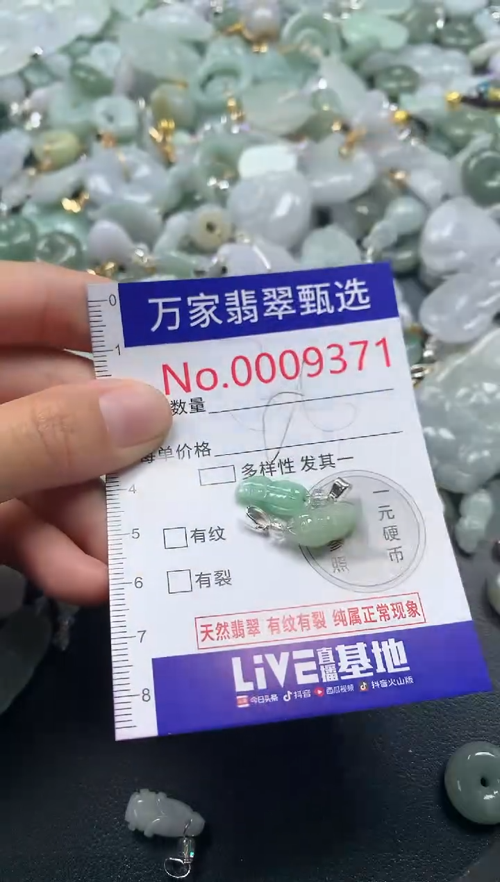 吊坠(不含链)未镶嵌翡翠9371