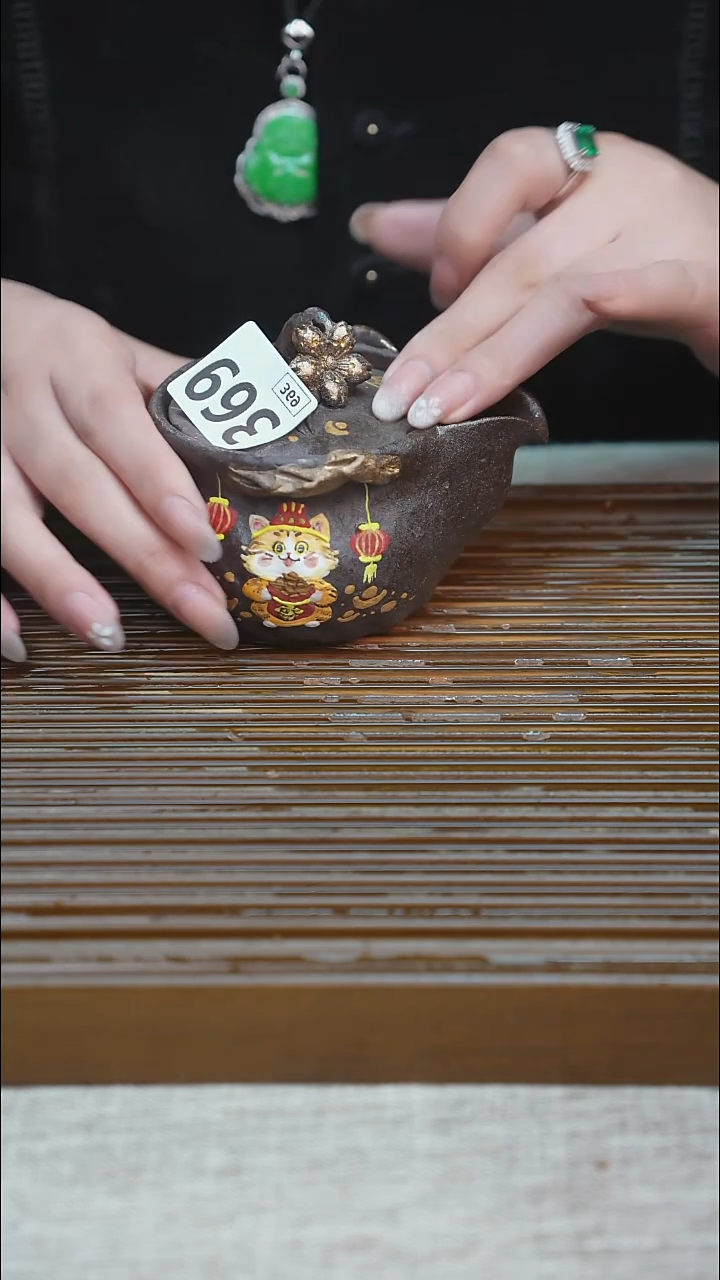 纯手工粗陶茶具每一只不一样